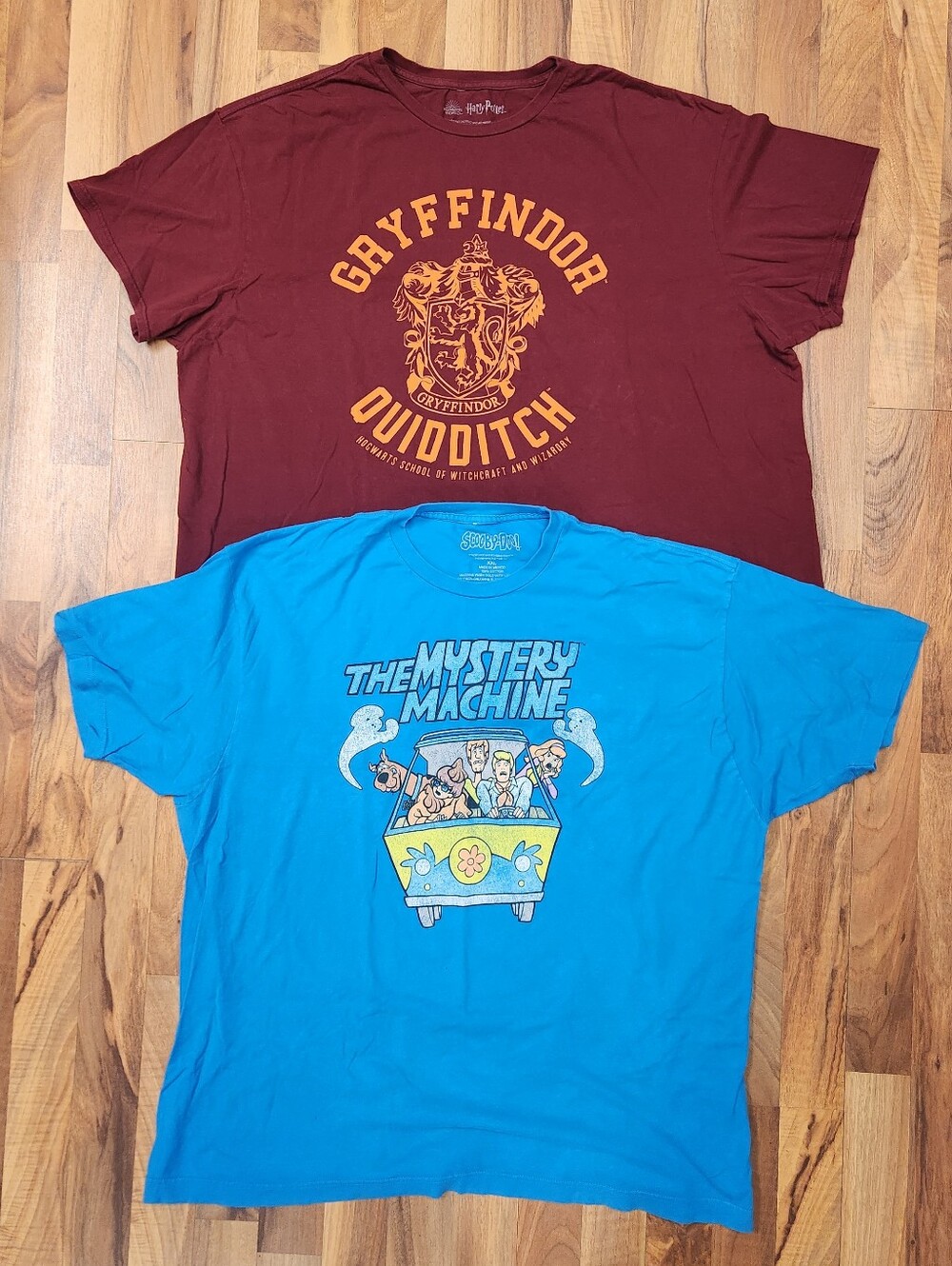 Mens Universal Studios Shirts -Size XXL - Harry Potter & Scooby Doo - READ DESCR